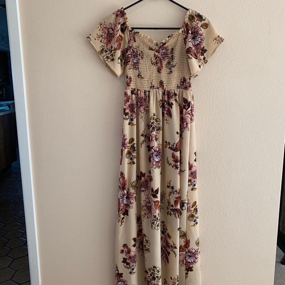 Off the shoulder dress